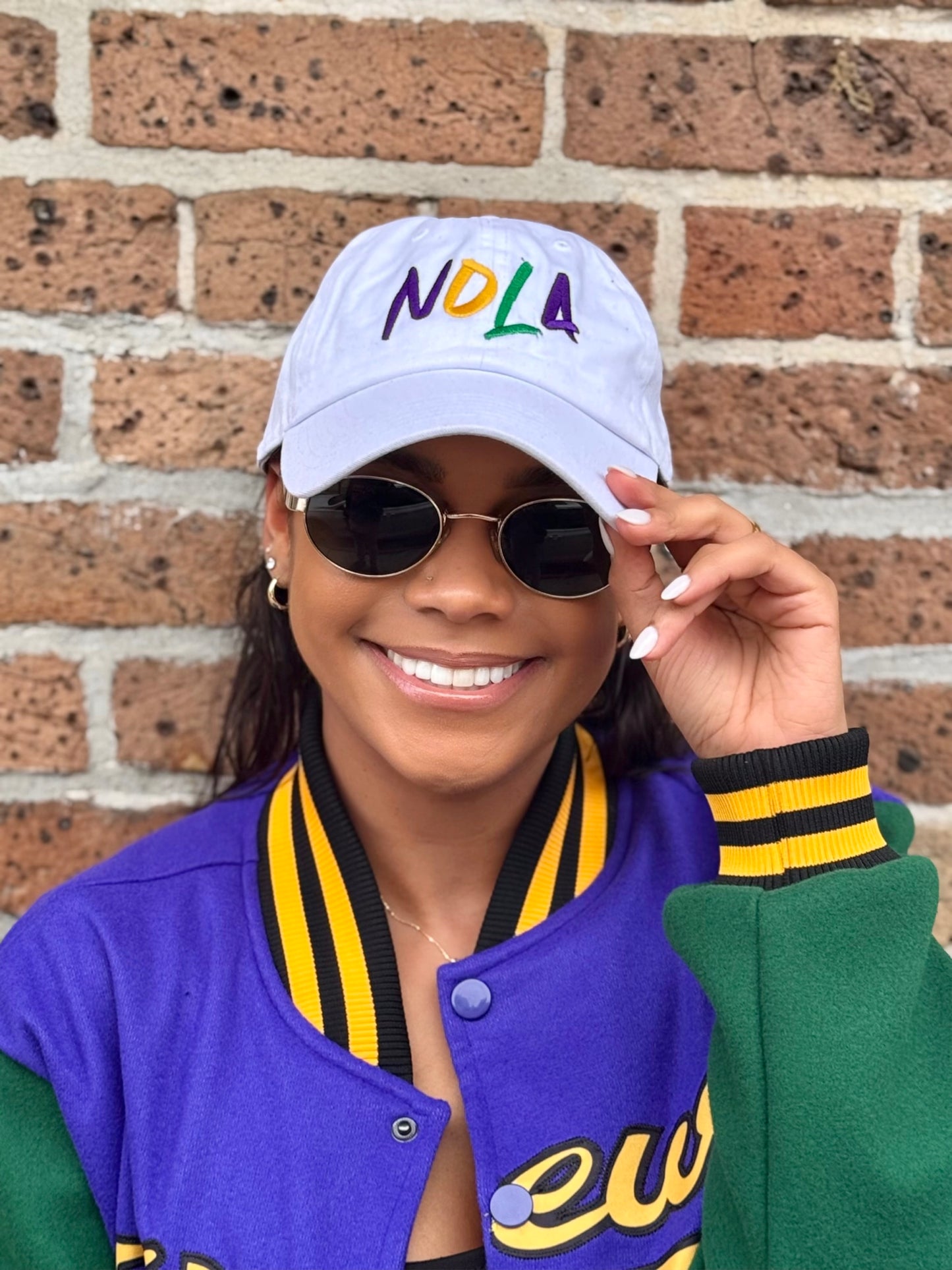 NOLA Mardi Gras Dad Cap